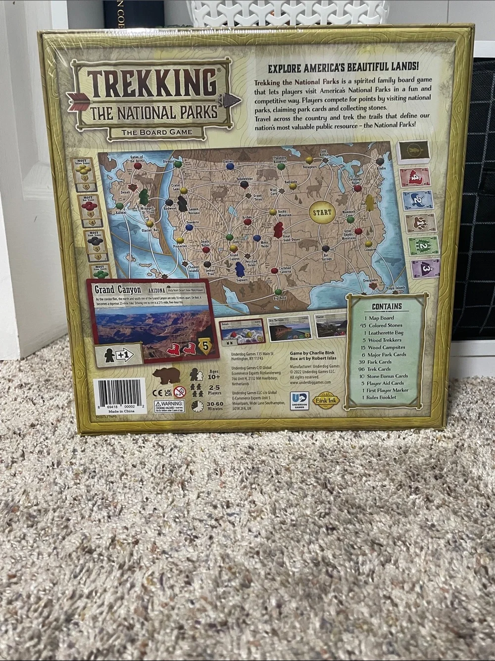 Sealed Trekking The National Parks Board Game 3rd Edition Brand New Sealed